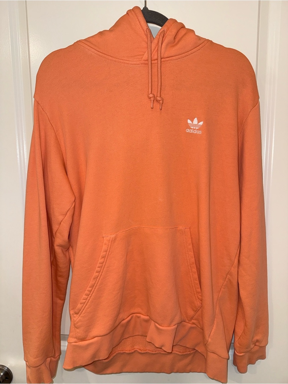 adidas Orange Pullover Hoodie